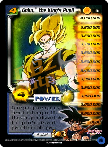 131 - Goku, the King's Pupil Limited Foil