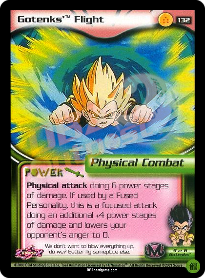 dragon ball super card game gotenks 132