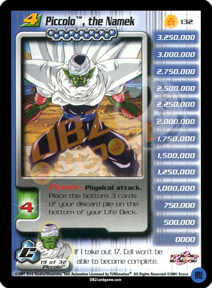 132 - Piccolo, the Namek Limited Foil