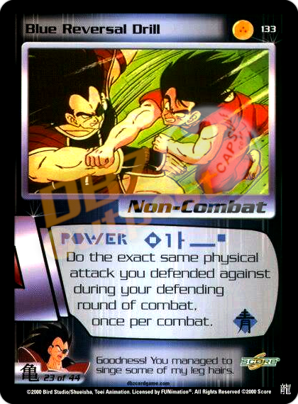 133 - Blue Reversal Drill Limited Foil
