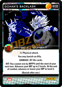 R133 Gohan's Backlash Foil