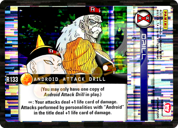 R133 Android Attack Drill Foil