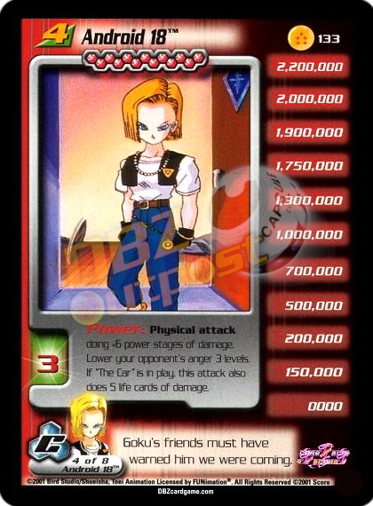 133 - Android 18 Unlimited Foil