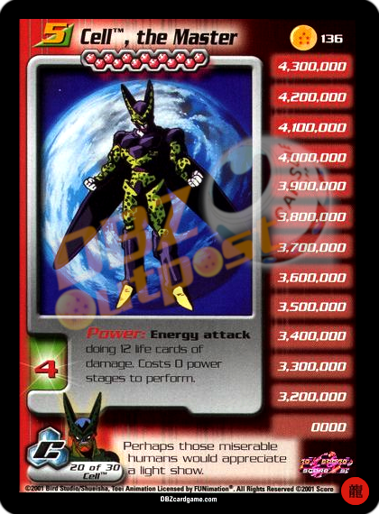 136 - Cell, the Master Limited Foil