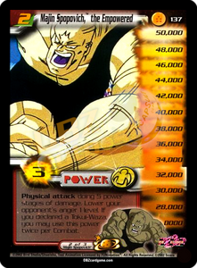 137 - Majin Spopovich, the Empowered Unlimited Foil