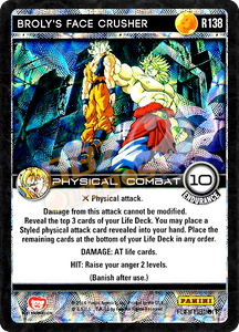 R138 Broly's Face Crusher Foil