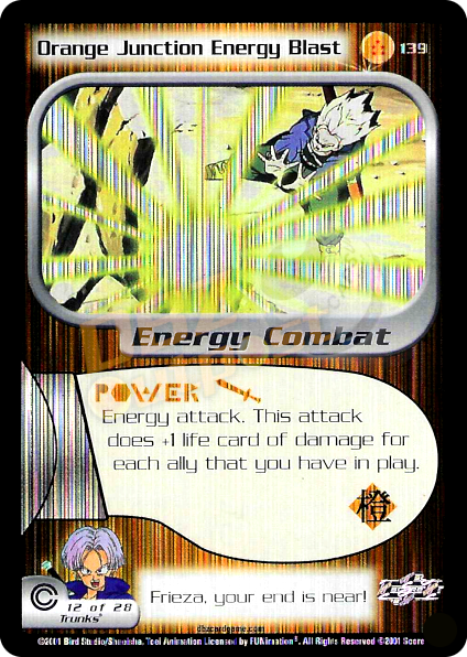 139 - Orange Junction Energy Blast Unlimited Foil