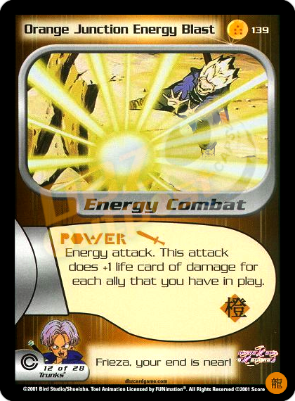 139 - Orange Junction Energy Blast Limited