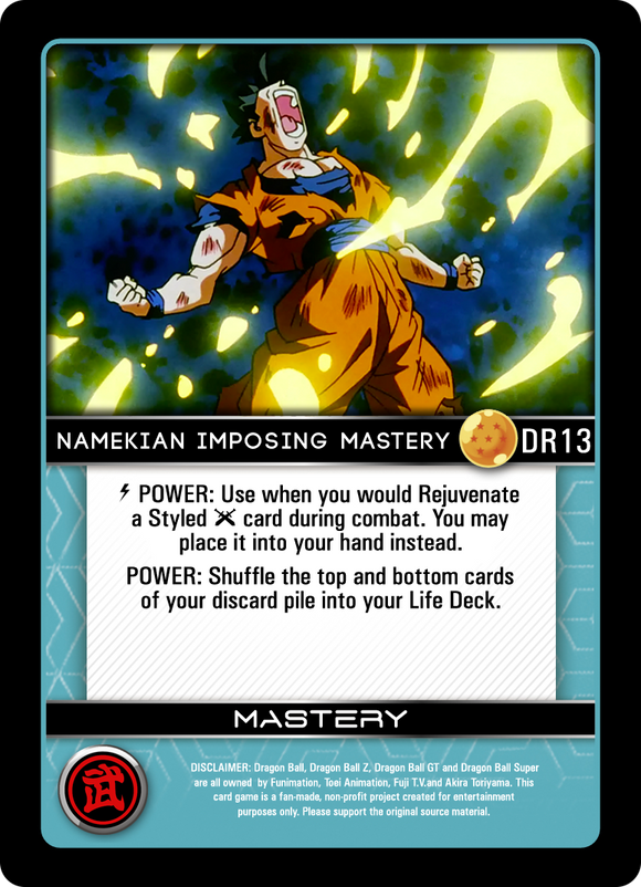 DR13 Namekian Imposing Mastery