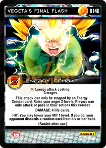 R140 Vegeta's Final Flash Foil