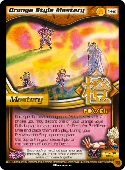 142 - Orange Style Mastery Limited Foil