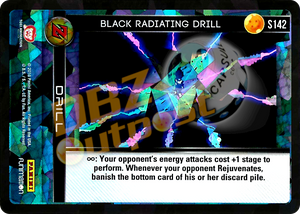 S142 Black Radiating Drill Foil