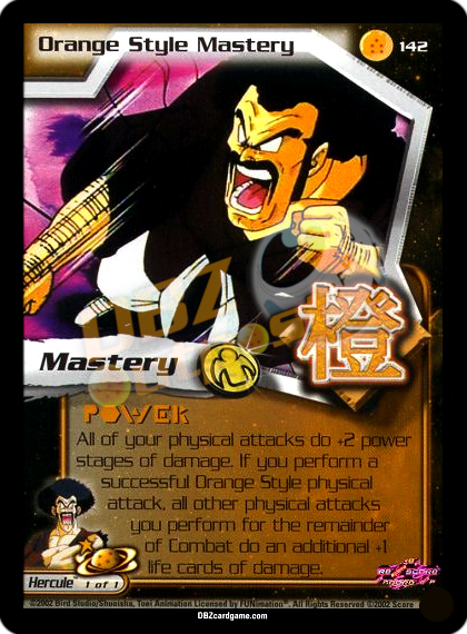 142 - Orange Style Mastery Unlimited Foil