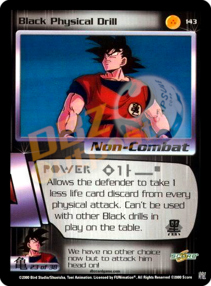 143 - Black Physical Drill Limited Foil