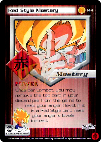 144 - Red Style Mastery Limited Foil