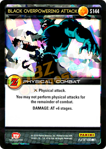 S144 Black Overpowering Attack Foil