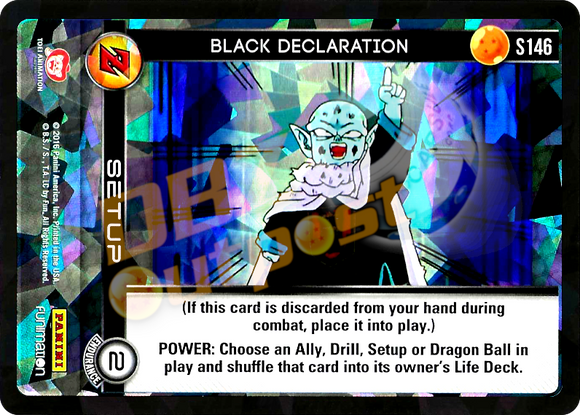 S146 Black Declaration Foil