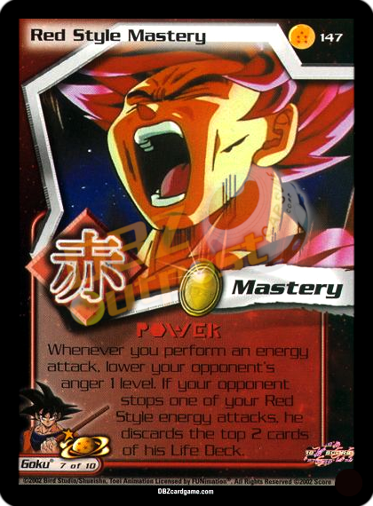 147 - Red Style Mastery Unlimited Foil