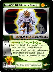 14 - Goku's Righteous Force Unlimited Foil