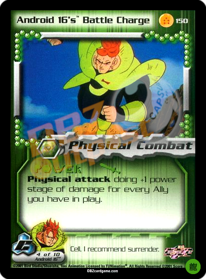 150 - Android 16's Battle Charge Limited Foil