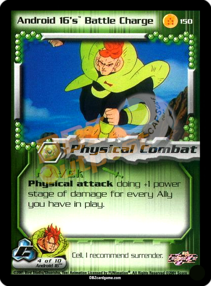 150 - Android 16's Battle Charge Unlimited Foil