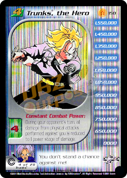 150 - Trunks, the Hero Unlimited Foil