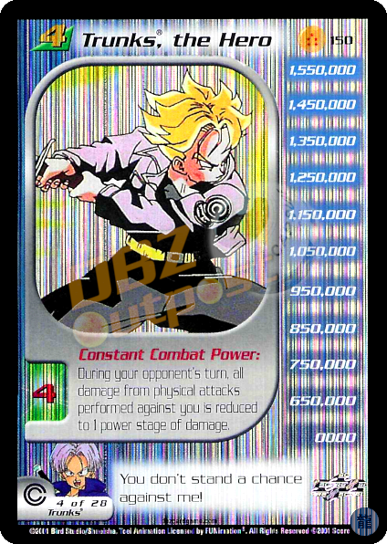 150 - Trunks, the Hero Limited Foil