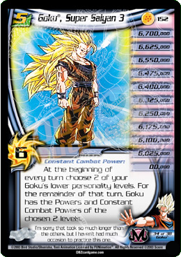 152 - Goku, Super Saiyan 3 Unlimited Foil