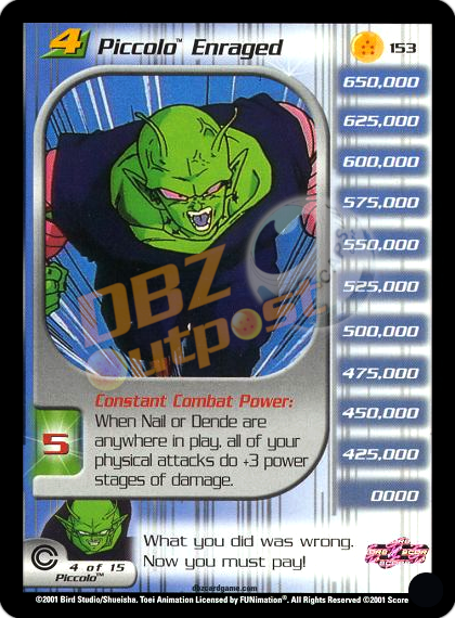 153 - Piccolo Enraged Unlimited