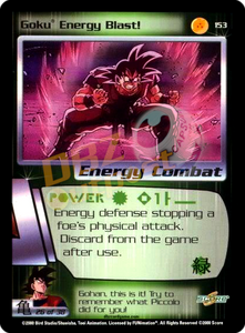 153 - Goku Energy Blast Unlimited Foil