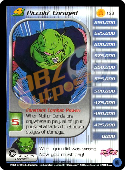 153 - Piccolo Enraged Limited