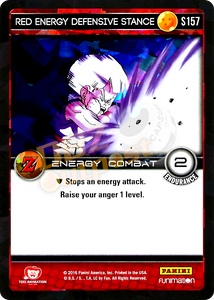 S157 Red Energy Defensive Stance Foil
