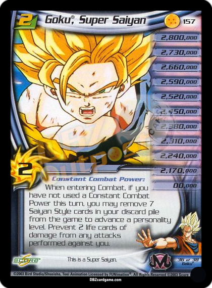 157 - Goku, Super Saiyan Unlimited
