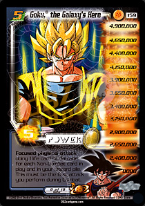 159 - Goku, the Galaxy's Hero Unlimited Foil