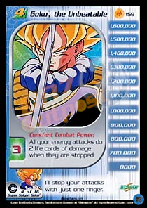 159 - Goku, the Unbeatable Limited Foil