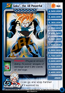 160 - Goku, the All Powerful Limited Foil