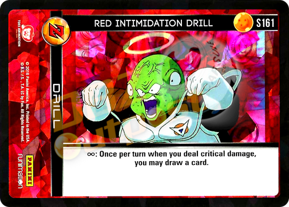 S161 Red Intimidation Drill Foil