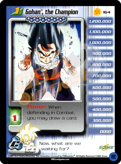 164 - Gohan, the Champion Limited