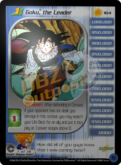 164 - Goku, the Leader (Reforged)