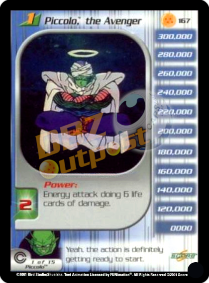 167 - Piccolo, the Avenger Unlimited