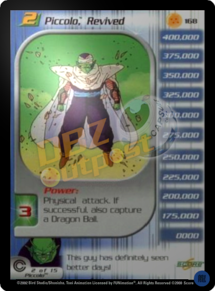 168 - Piccolo, Revived (Reforged)