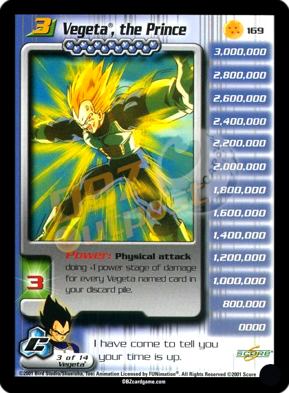 169 - Vegeta, the Prince Unlimited