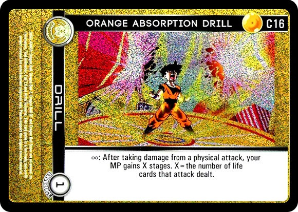 C16  Orange Absorption Drill Foil
