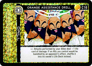 C16  Orange Assistance Drill Foil
