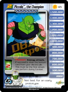 171 - Piccolo, the Champion Unlimited