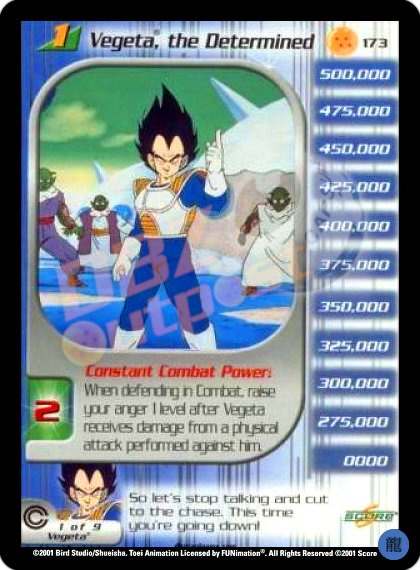 173 - Vegeta, the Determined Limited