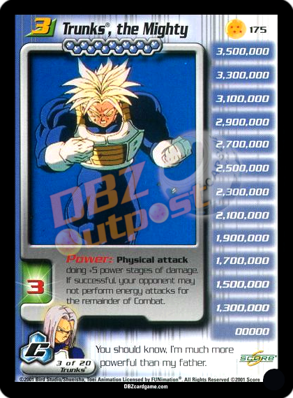 175 - Trunks, the Mighty Unlimited