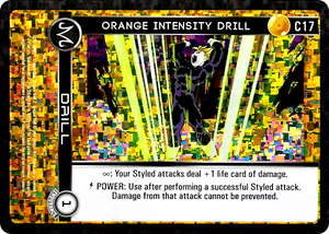 C17  Orange Intensity Drill Foil