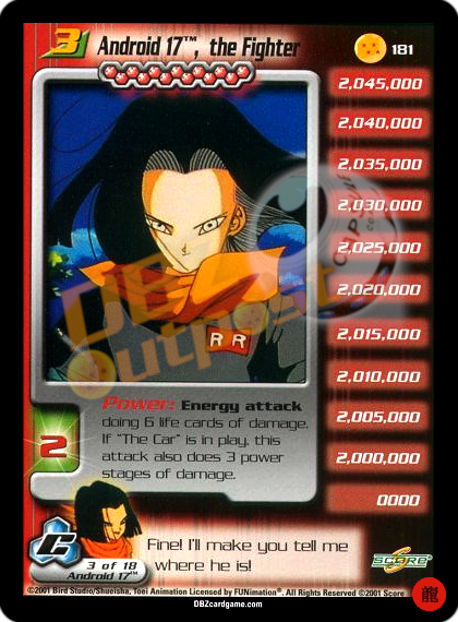 181 - Android 17, the Fighter Limited