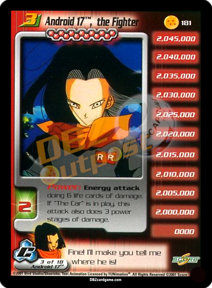 181 - Android 17, the Fighter Unlimited